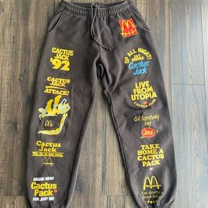 Cactus jack Travis Scott sweatpants size medium